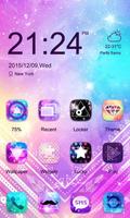 Starry Theme - ZERO Launcher الملصق