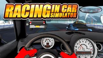 Racing simulator Plakat