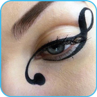 liquid eyeliner step by step icon