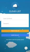 Cloud List Affiche