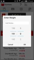 برنامه‌نما Weight Tracker "Weigh My Diet" عکس از صفحه