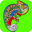 Chameleons Coloring Book for Adults 2017 Free APK