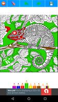 Chameleons Coloring Book for Adults 2017 Free capture d'écran 1