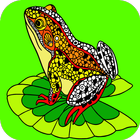 Frogs Coloring Book for Adults 2017 Free icône