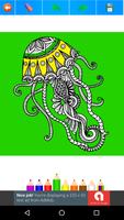 Octopus Coloring Book for Adults 2017 Free capture d'écran 3