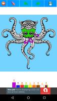 Octopus Coloring Book for Adults 2017 Free Affiche