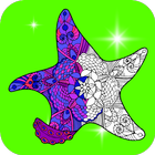 Starfish Coloring Book for Adults 2017 Free icône