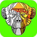 Monkey Coloring Book for Adults 2017 Free icône