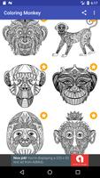 Monkey Coloring Book for Adults 2017 Free screenshot 1