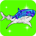 Shark Coloring Book for Adults 2017 Free icône