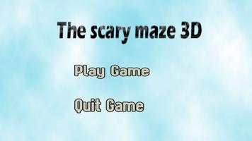 The scary maze 3D plakat