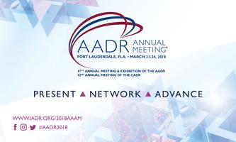 2018 AADR/CADR Annual Meeting capture d'écran 2