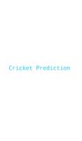 Cricket Prediction 海报