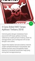 Cara Bobol Wifi 2018 screenshot 1