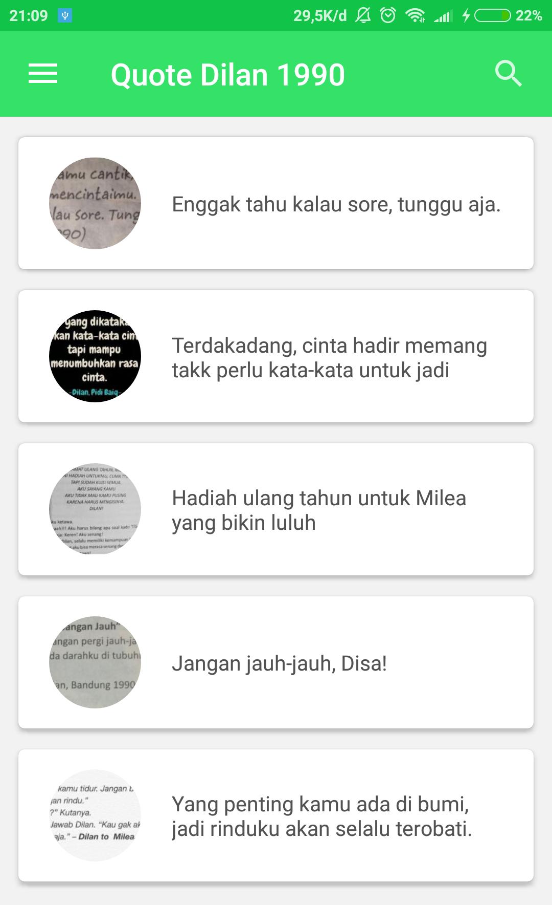 Kata Kata Yang Bikin Baper Dilan 1990 For Android Apk Download