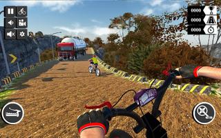 Downhill MTB BMX велосипеда гонки & Quad Трюки скриншот 1