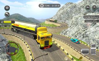Offroad Oil Tanker Transport Truck Driver Sim 2017 capture d'écran 3