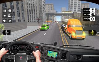 American Truck Racer Simulator Affiche
