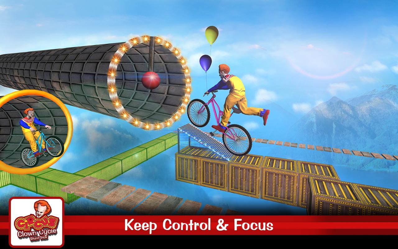 Zirkus Clown Fahrrad Stunt Tricks Master Fur Android Apk Herunterladen