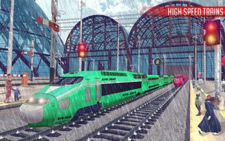مدينة قطار محاكي: قطار لعبة القيادة 2018 تصوير الشاشة 1