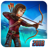 Jeu de chasseur de dinosaures Safari Archer icône