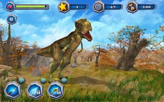 Dinosaurier Jäger Safari Archer Spiel Plakat