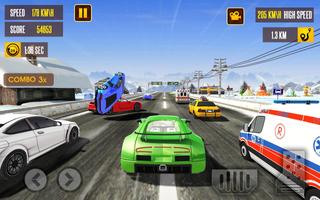 برنامه‌نما Extreme Highway Traffic Car Endless Racer عکس از صفحه