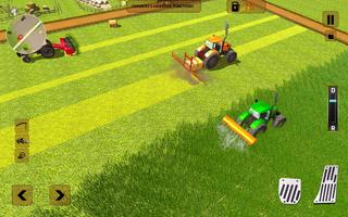 Nyata Tractor Pertanian Sim poster