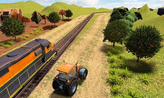 Train Vs Tractor Poster