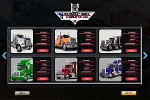 برنامه‌نما Transport Truck Simulator USA عکس از صفحه