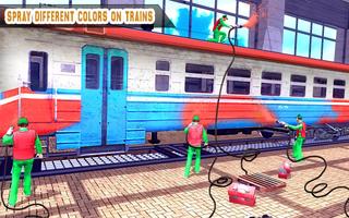Train Mechanic Simulator Free: Train games 2018 capture d'écran 3