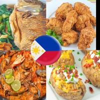 filipino food recipes plakat