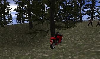 Zombie City : Motorcycle Race скриншот 1