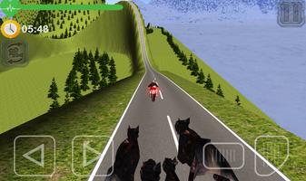 Zombie Highway : Bike Driver capture d'écran 2