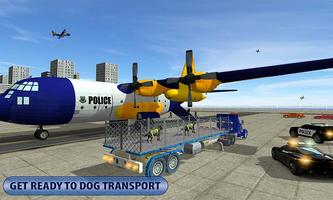 Police, avion, chien,transport capture d'écran 1