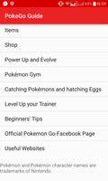 Ultimate Guide For Pokemon Go تصوير الشاشة 1