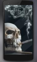 Smoking Skull Live Wallpaper plakat