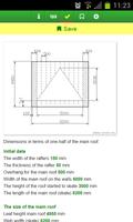 Calculation of the gable roof ảnh chụp màn hình 2
