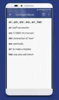 English Confused Words تصوير الشاشة 1