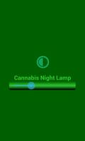 Cannabis Night Lamp Affiche