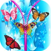 1 Schermata Butterfly Zipper Screen Lock