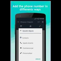 برنامه‌نما blocage d'appel liste noire عکس از صفحه