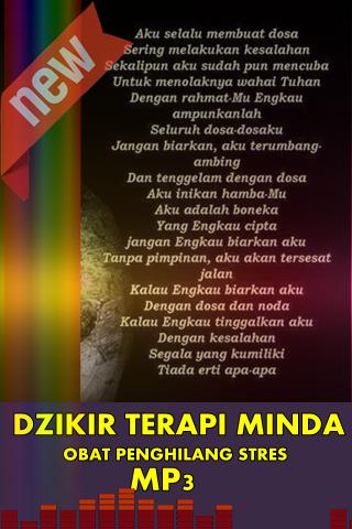 Zikir Terapi Minda Obat Penghilang Stres Mp3 Für Android
