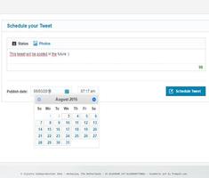 Free tweet schedule capture d'écran 1