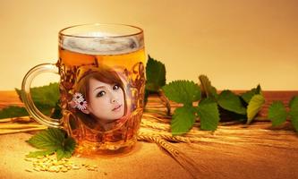 Beer Glass Photo Frame poster