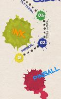 Ink Color Pinball: Ink's world Affiche
