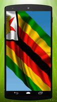 Zimbabwean Flag Live Wallpaper Plakat