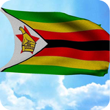 Zimbabwe flag live wallpaper أيقونة