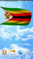 Zimbabwe flag live wallpaper poster