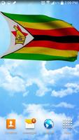 Zimbabwe flag live wallpaper captura de pantalla 1